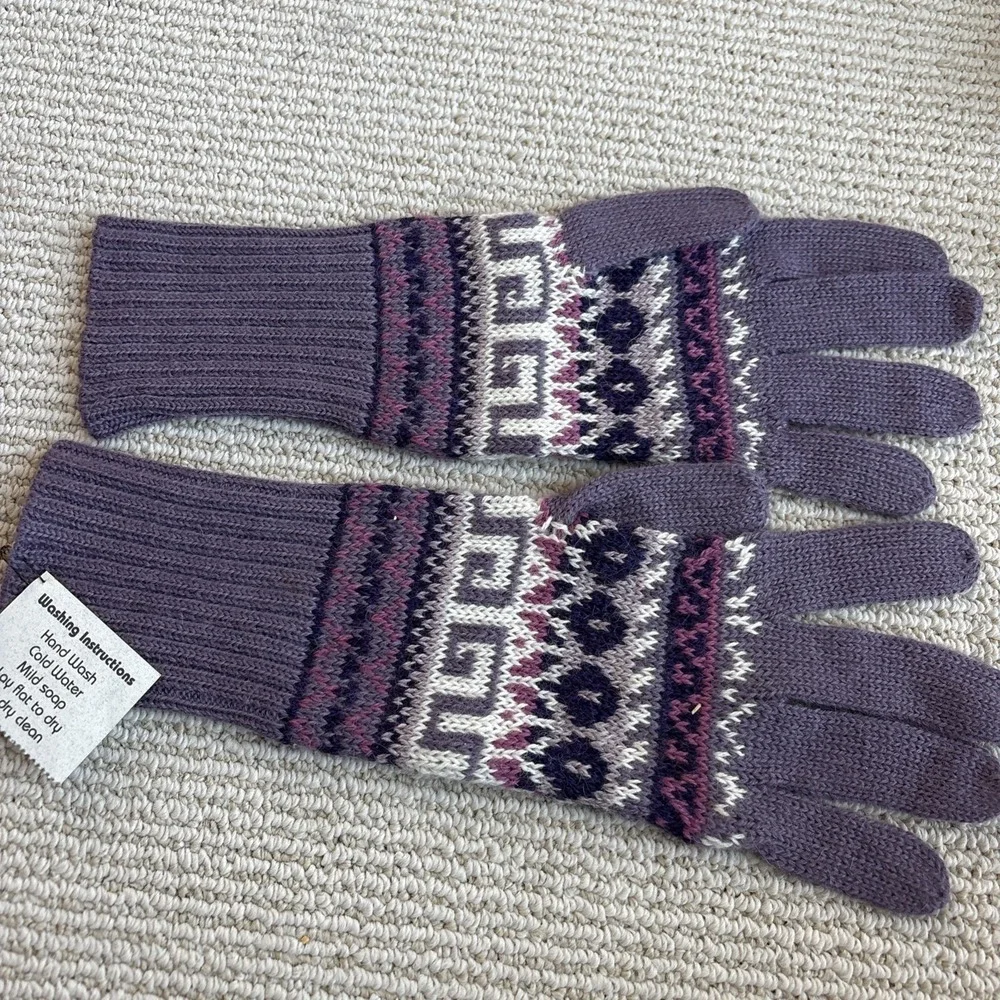 NWT Cusco Peru Lazos Baby Alpaca 100%, Womens ADULT GLOVES. Made in Peru